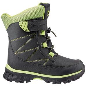 DSG Boys Youth 1 Black Green Menace 100g Insulated Winter Snow Boots